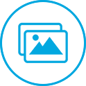 Media bank icon for support section