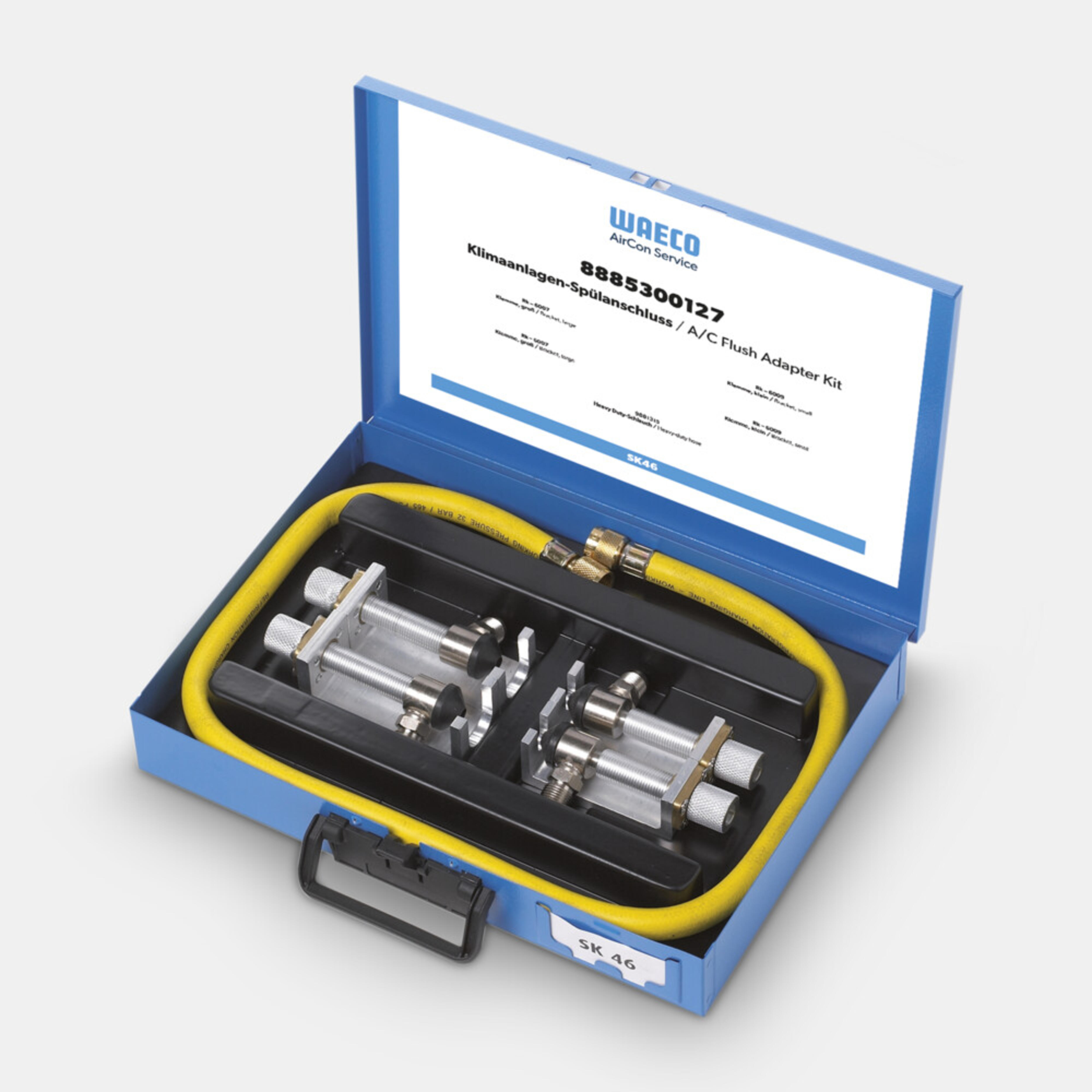 WAECO ADAPT-FKIT - Kit d'adaptateurs de rinçage de climatisation III, 5 éléments