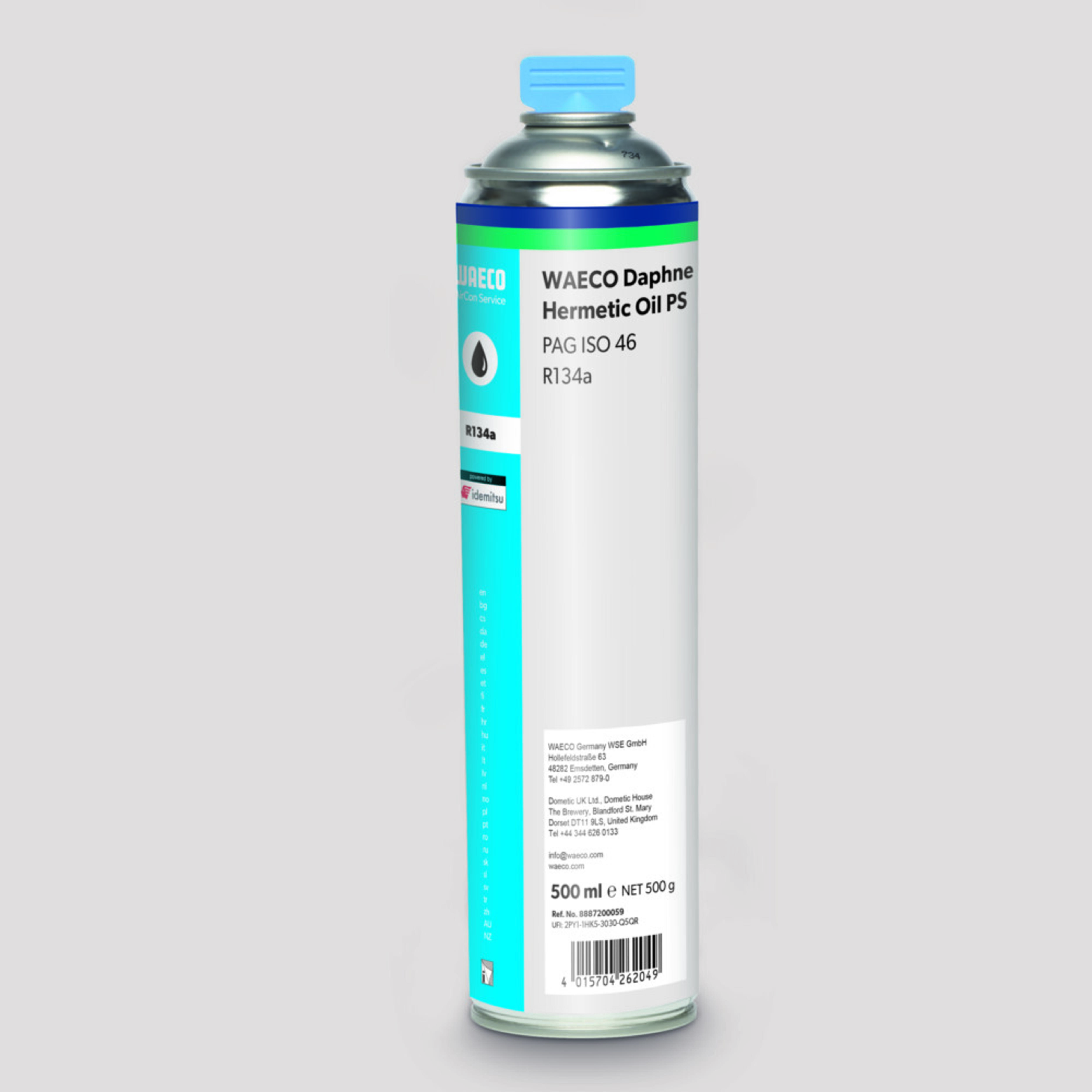 WAECO DHO PS - Huile PAG DHO PS ISO 46 pour R134a, système d’huile Profi, 500 ml