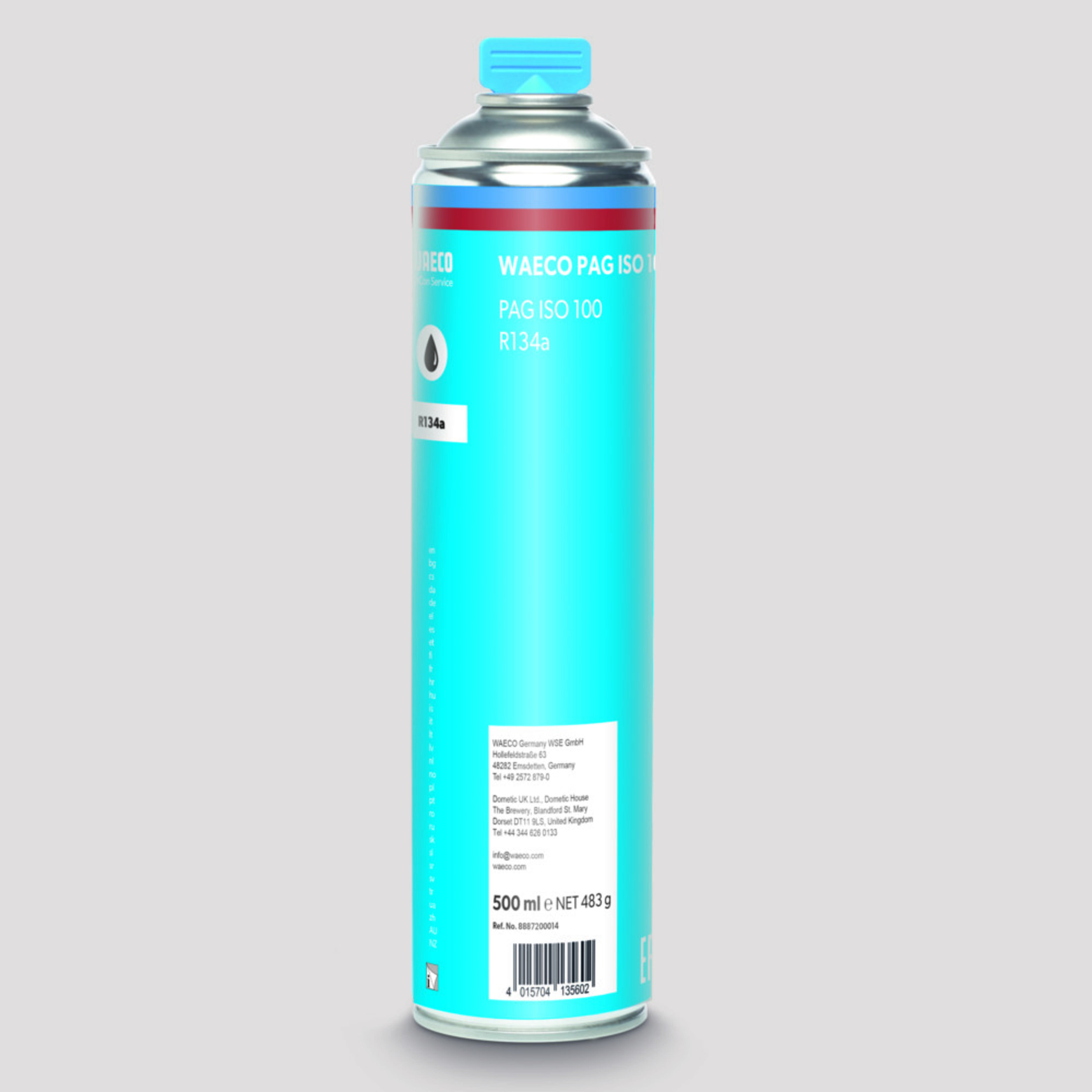 WAECO PAG ISO 100 - Huile PAG ISO 100 pour R134a, système d’huile Profi, 500 ml