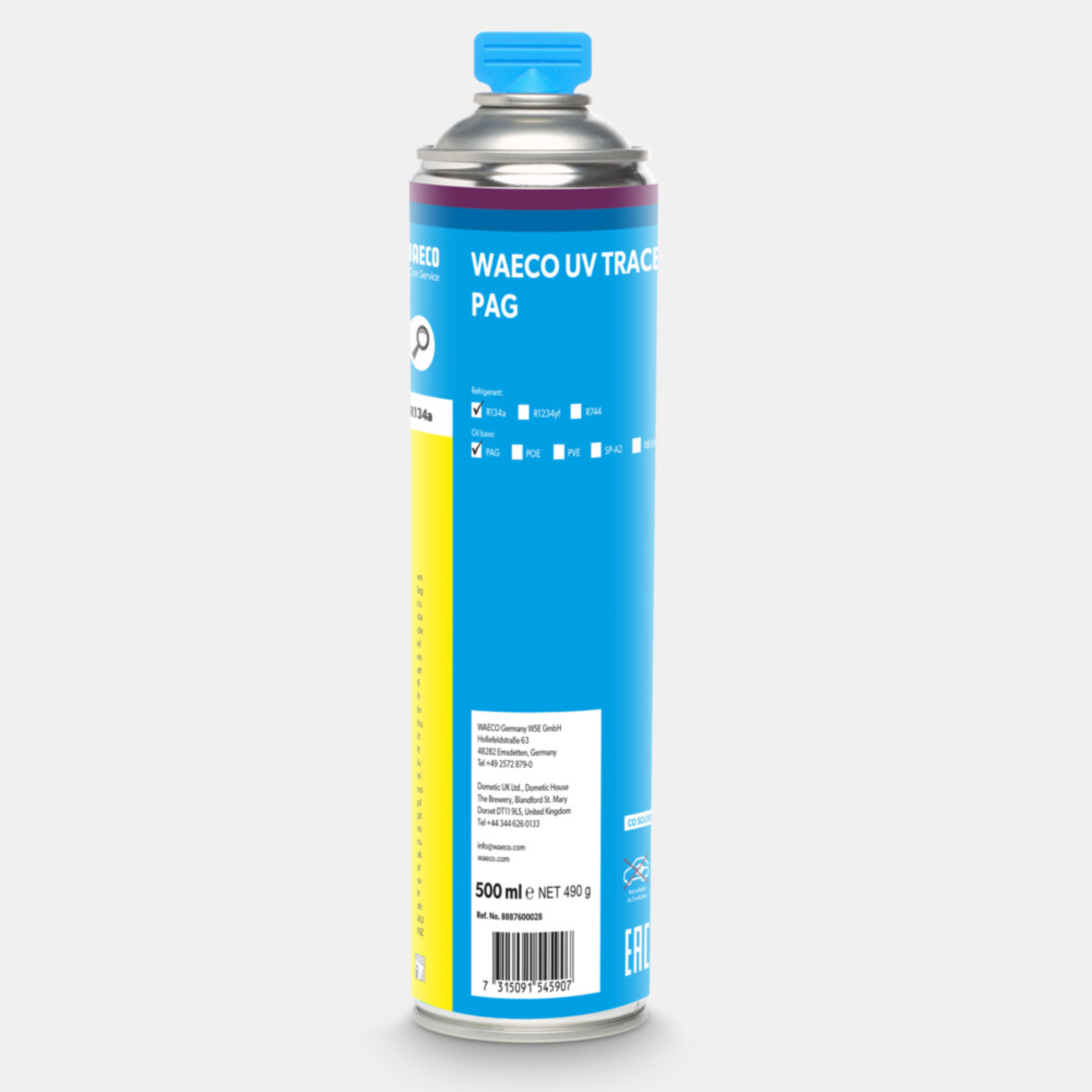 WAECO Tracer UV R134a - WAECO UV Tracer PAG, R134a, Profi-Ölsystem, 500 ml