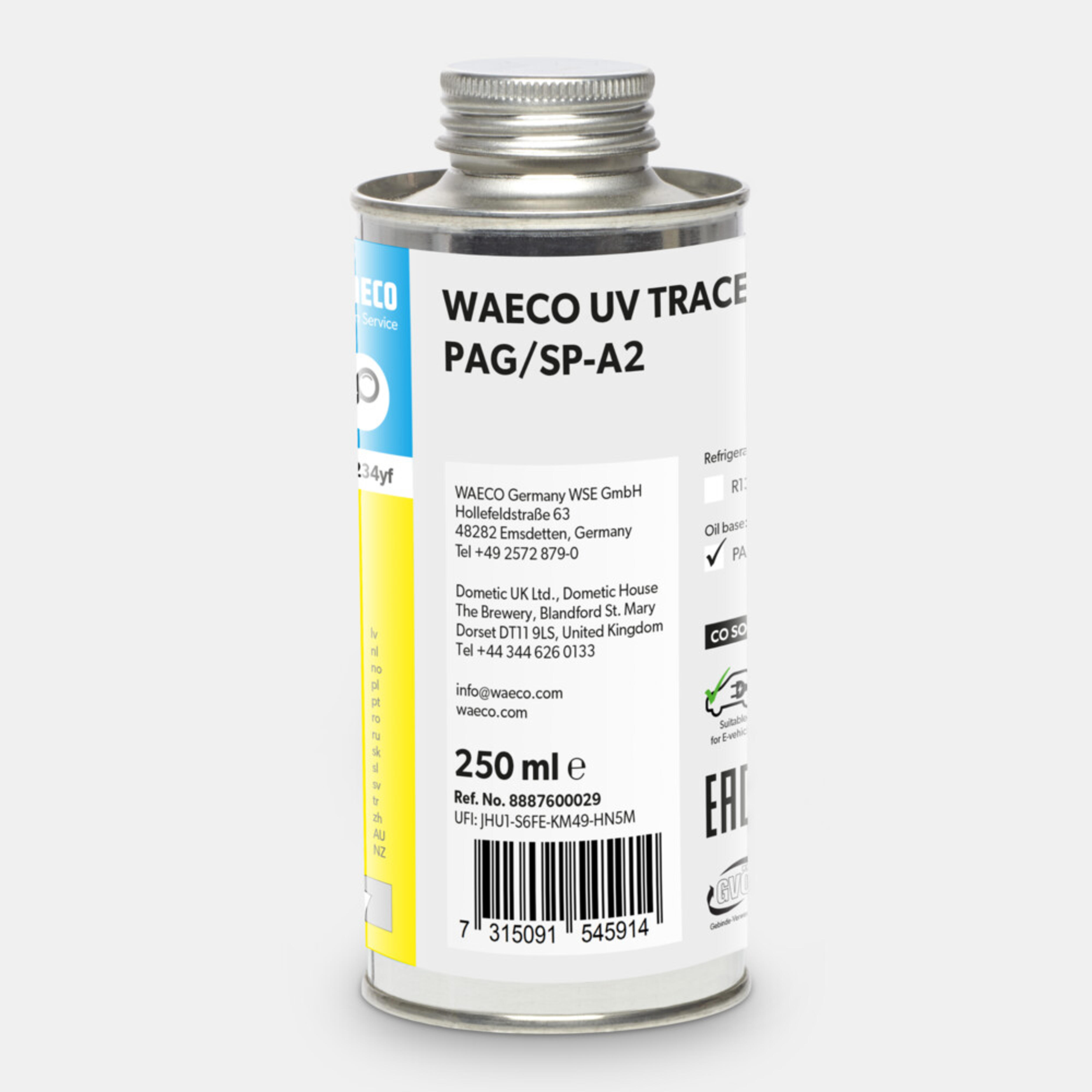 WAECO Tracer UV R1234yf - WAECO UV-Tracer PAG / SPA2, R1234yf, Dose 250 ml