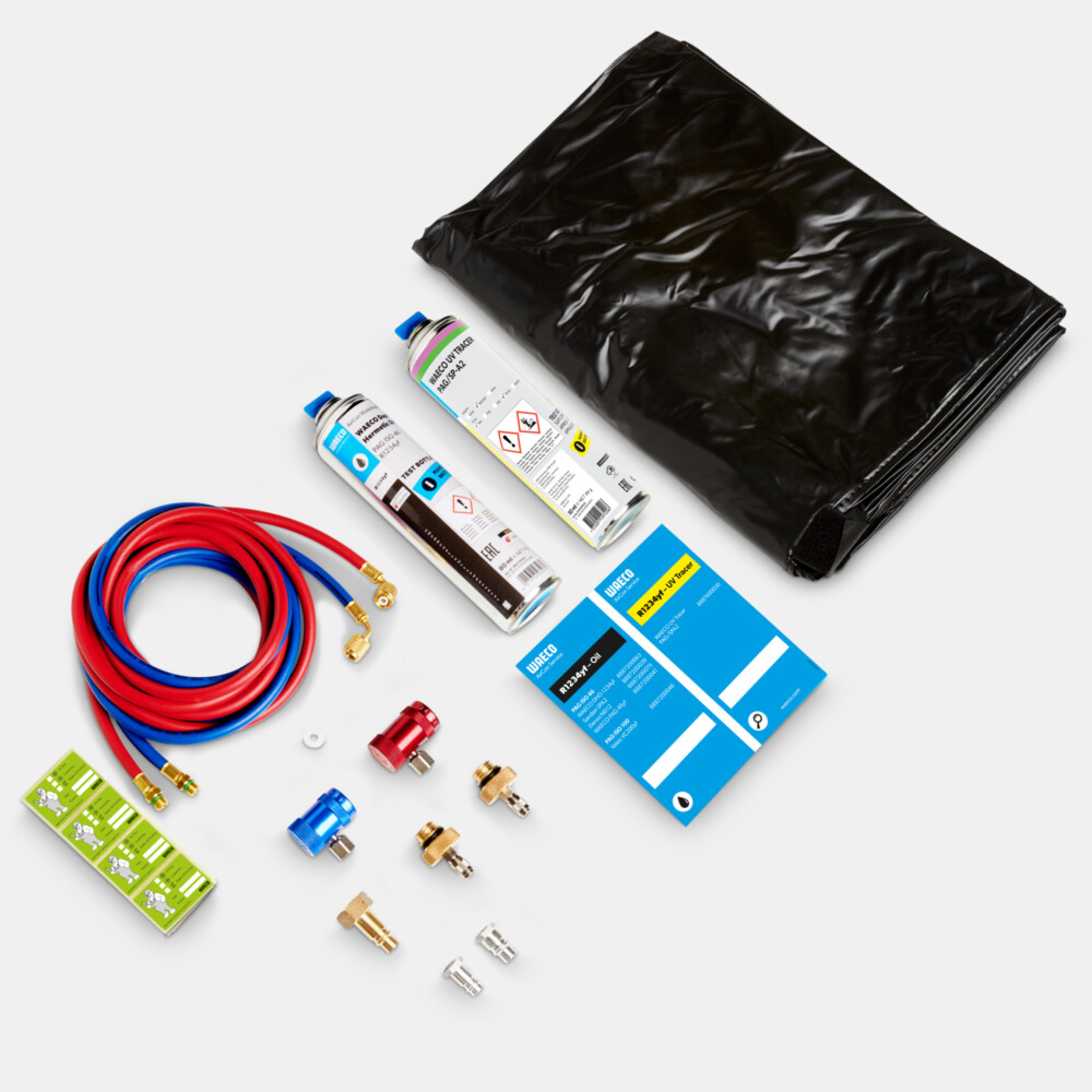 WAECO ASC7 CK3 - Tilkoblingssett for A/C servicestasjoner for R1234yf, 3 m