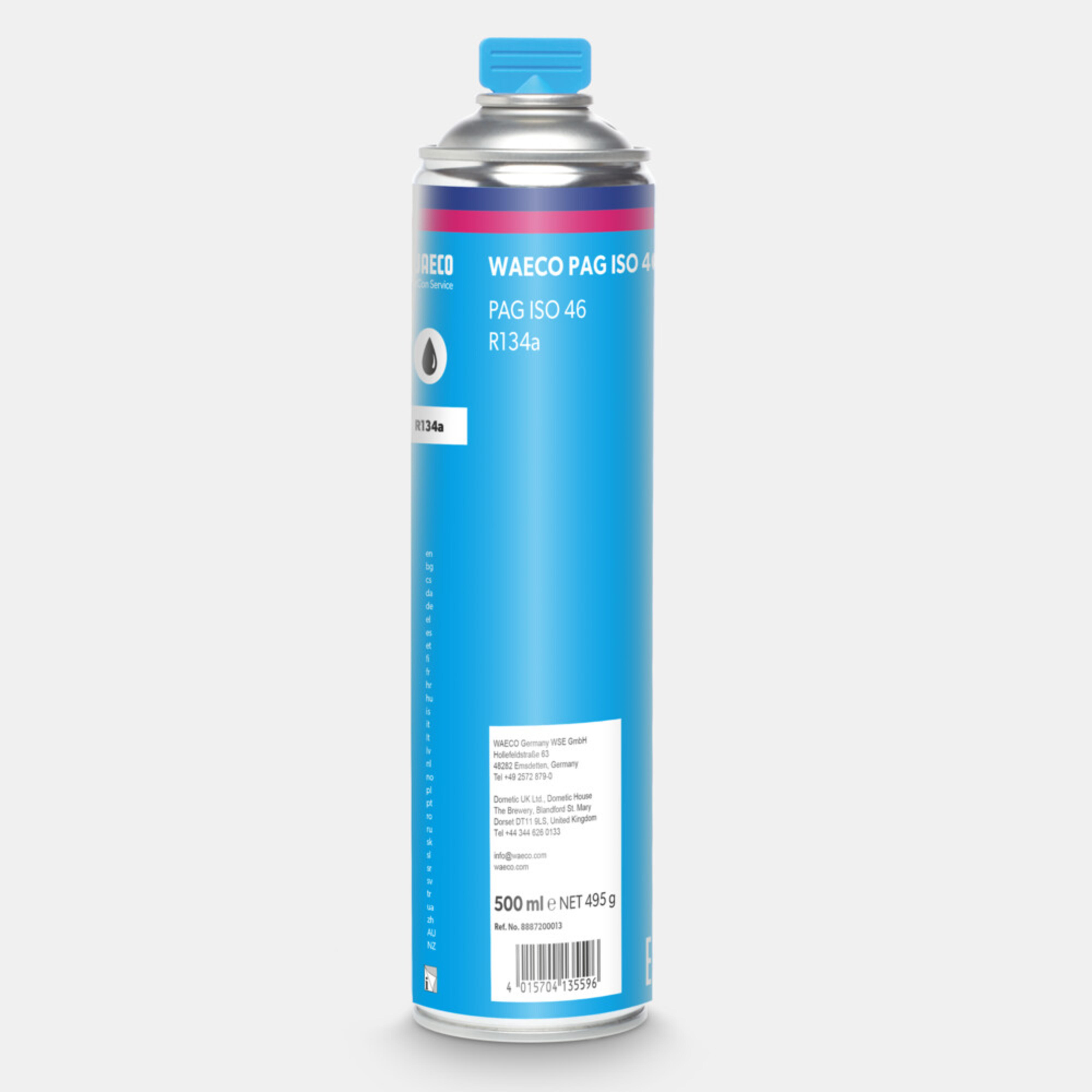 WAECO PAG ISO 46 - Huile PAG ISO 46 pour R134a, système d’huile Profi, 500 ml