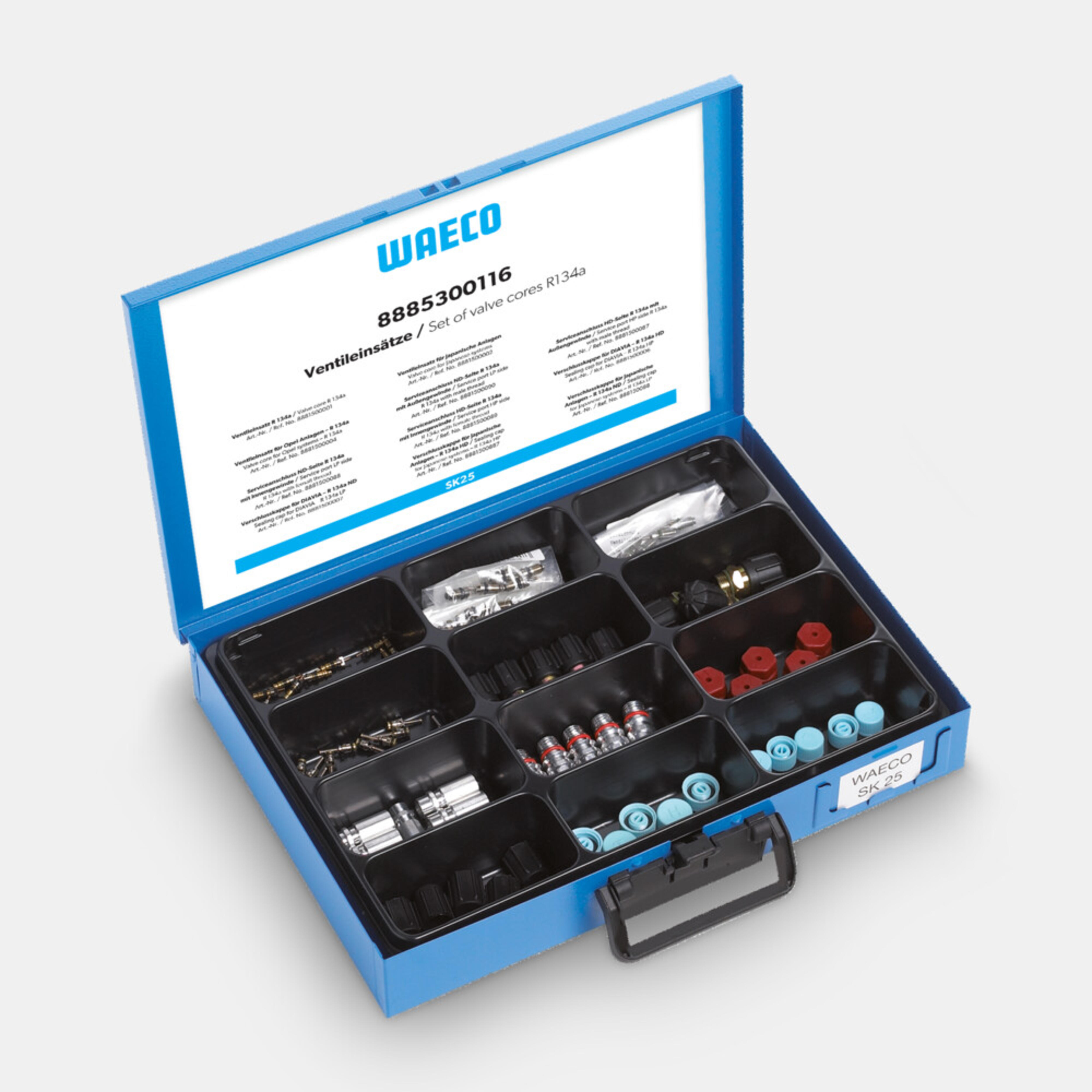 WAECO COMP-RKIT - SK 25, jeu d’obus de valve, 70 éléments