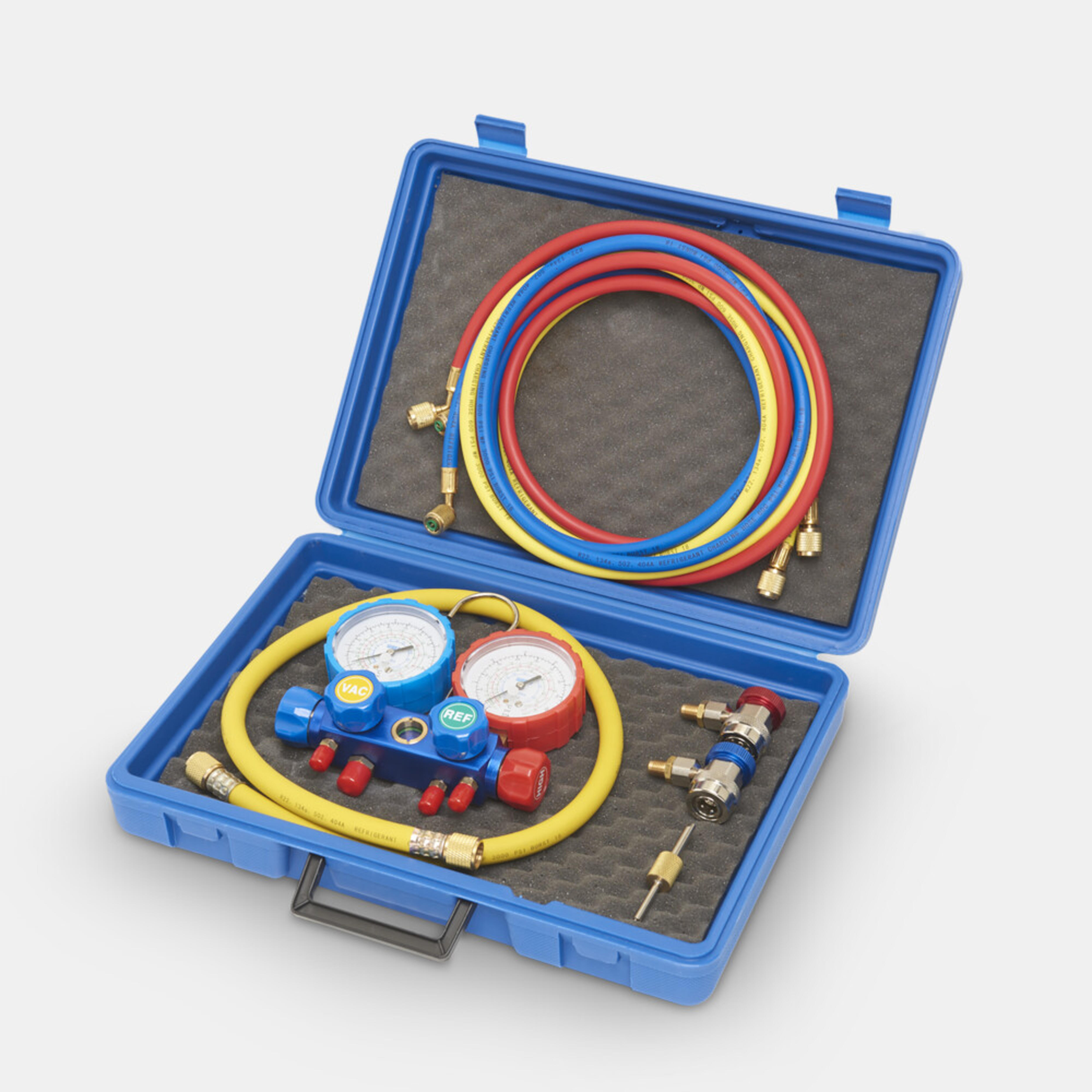 WAECO ACT-MNFLD - 4-wegs verdeelstuk voor R134a, R404A, R407C, R22